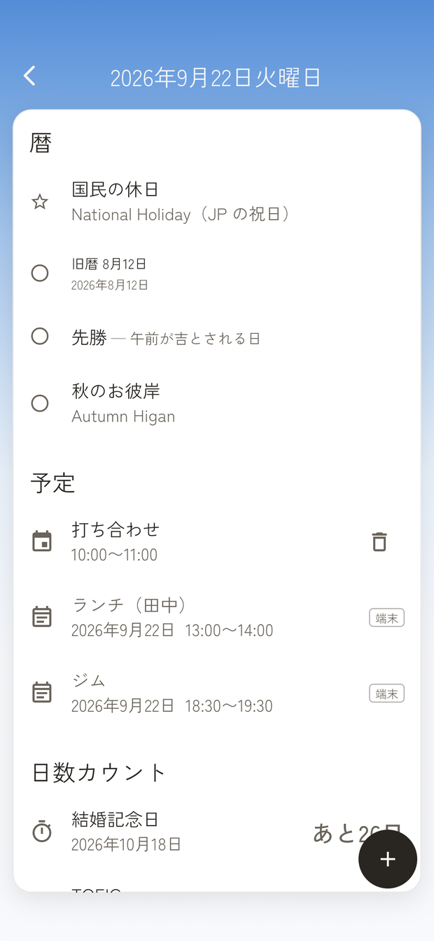 日詳細(昼)